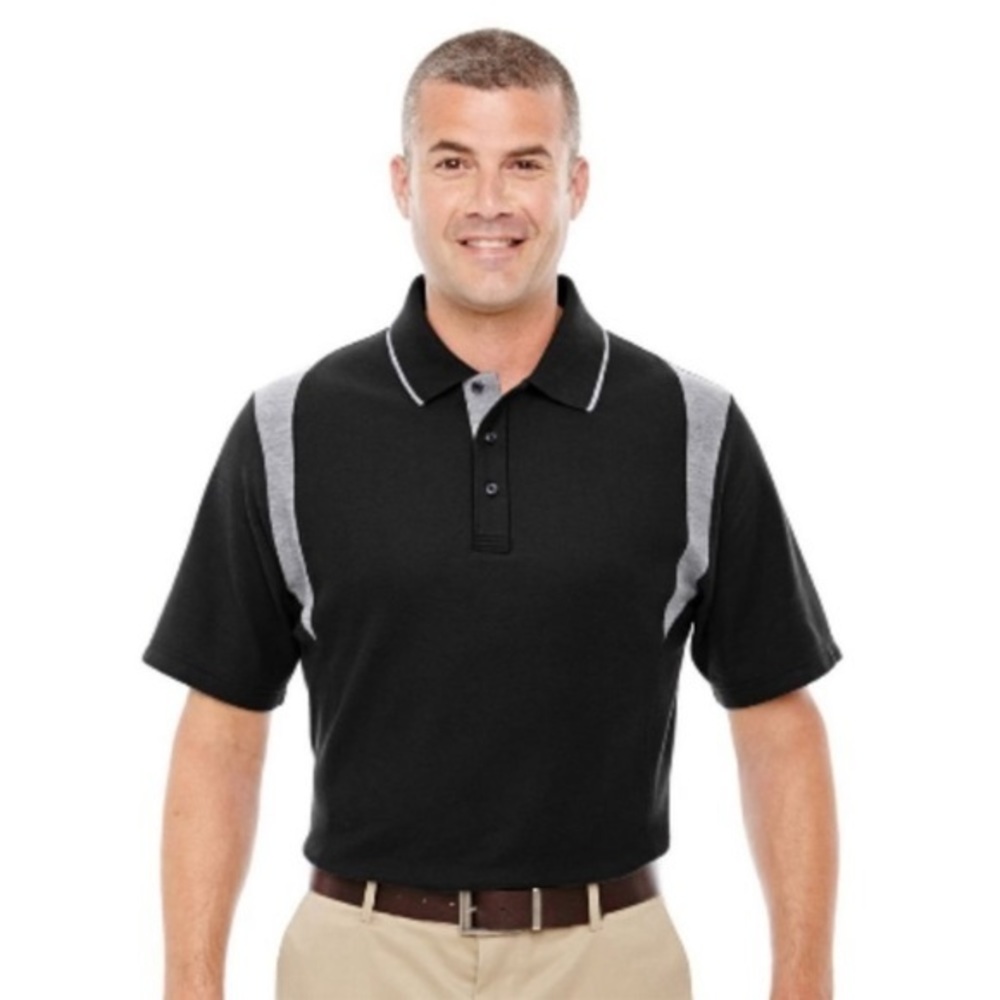 NWT - Devon & Jones Men’s Black Sporty‎ Polo Shirt